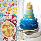 Ocean Cookie Cutters With Plunger Stamps Set, 8 Piece See Cookie Cutters - Image 7