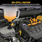 20-Piece No-Spill Coolant Funnel Kit, Cooling System Funnels Kits, Spill Proof - Image 8