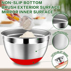 DUTZUN Mixing Bowls with Lids Set - Image 6