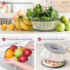 WVM Microwave Splatter Cover & Mat, Vented Collapsible Splatter Guard dish - Image 5