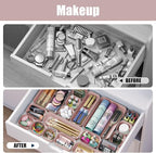 Plastic Drawer Organizers, Bathroom and Vanity Organizer Plastic Tray, Makeup - Image 8