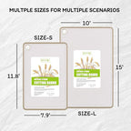 Cutting Board for Kitchen, Wheat Straw Fiber Cutting Board, Dish Washer Safe - Image 3