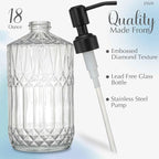 JASAI 18Oz Glass Soap Dispenser - Image 2
