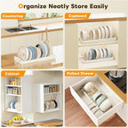 Dayacoco Pot and Pan Organizer, Expandable Pot Organizers Inside Cabinet - Image 5