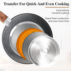 30 Piece Pots and Pans Set Non Stick, Granite Induction Cookware Sets, Nonstick - Image 5