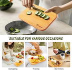 2 Pack Small Bamboo Wood Cutting Board - Image 4