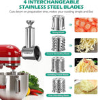 Stainless Steel Slicer Shredder Attachment - Image 3