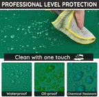 Thicker Rubber Apron, Extra Long Adjustable Apron, Heavy Duty Oil&Chemical - Image 3
