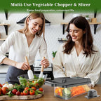 HomeHacks Vegetable Chopper Vegetable Cutter, 15 in 1 Kitchen Gadget, Onion - Image 7
