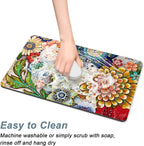 Rnivvi Coffee Mat, Hide Stain Rubber Backed Absorbent Dish Drying Pad - Image 5