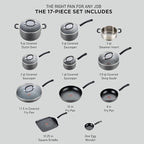 T-fal 28 Piece Set Ultimate Hard Anodized Nonstick Cookware Set - Image 2