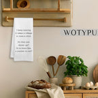 Funny Kitchen Towels, Humorous Gifts Dish Tea Towels, I Keep Hearing it Takes a - Image 4