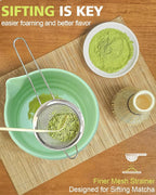 Vaiheng Matcha Whisk Set with Matcha Bowl, Matcha Whisk Holder Matcha Bamboo - Image 2