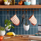 KitchenAid Gingham Mini Oven Mitt 2-Pack Set - Image 2