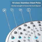 Lumkew Multiplesize Shower Head Cleaner Tool, Shower Head Cleaning Brushes - Image 3