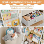 HAVLOTII Kids Bookshelf and Toy Storage - Image 3