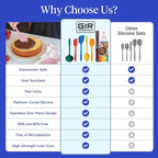 GIR 5-Piece Silicone Kitchen Utensils Set, Non-Toxic Cooking Utensils - Image 8