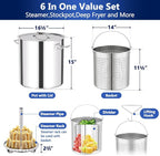 ARC 52QT Stainless Steel Stockpot - Image 2