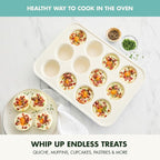 GreenPan Bakewell 12-Cup Muffin Pan, Healthy Ceramic Nonstick Bakeware - Image 5