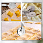 3pcs Pastry Wheel Cutter Set, Stainless Steel Ravioli Pizza Cutter Wheel & - Image 5