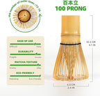 TEANAGOO Matcha Whisk Set, 6-PCS Traditional Starter Set, 100 Prongs Whisk - Image 2