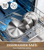 16-Piece Pots and Pans Set, Tri-Ply Stainless Steel Cookware Set - Image 8
