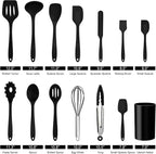 LIANYU 14 Pcs Silicone Kitchen Utensils Set - Image 2