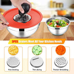 E-far Stainless Steel Mixing Bowls - Image 5