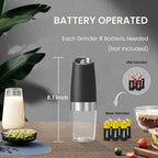 Battery Operated Salt And Pepper Grinder Set - Image 4