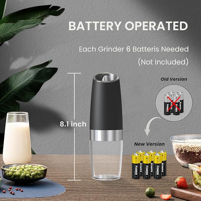 Battery Operated Salt And Pepper Grinder Set - Image 4
