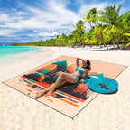 HIHOHO Beach Blanket Waterproof Sandproof Extra Large Beach Mat 79" X - Image 5