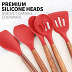 Zulay Kitchen Utensils Set Non-Stick Silicone Cooking Utensils Set - Image 9