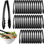 Tessco for you 50 Pcs Plastic Tongs for Serving Bulk, 9 Inch Plastic Disposable by Tessco