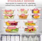 34pcs Glass Food Storage Containers - Image 5