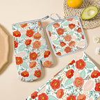 3 Pcs Kitchen Stuff, Kitchen Oven Mitts and Pot Holders Sets - Image 6