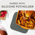 Extra Long Silicone Oven Mitts and Pot Holders Sets | Heat Resistant 500°F - Image 6