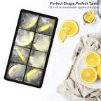 Bangp Large Ice Cube Tray for Whiskey, 2 Pack Stackable Big Ice Cube Molds Make - Image 4