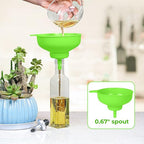 Wide Mouth Kitchen Funnel, Food Grade Plastic Cooking Canning Funnel - Image 7
