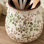 Utensil Holder for Kitchen Counter, Modern Farmhouse Rustic Cooking Utensil - Image 2