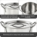 IMUSA 16Qt Stainless Steel Stock Pot - Image 2