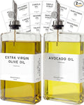Glass Olive Oil Dispenser Bottle by BrighterBarns