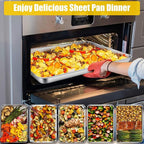 Homikit 2 Pack Baking Sheet, 18” x 13” Stainless Steel Large Cookie Pan Set - Image 5