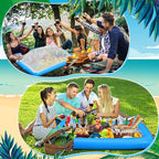 Leitee 3 Pcs Inflatable Serving Bar Kit Includes Salad Buffet Tray - Image 6