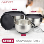 AVACRAFT 18/10 Stainless Steel Mixing Bowls - Image 2