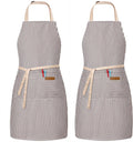 BeLuyi 2 Pack Adjustable Bib Apron by BELUYI