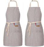 BeLuyi 2 Pack Adjustable Bib Apron by BELUYI