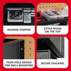 IRIS USA Small Parts Storage Cabinet, Made in USA, 36-Drawer Organizer - Image 5