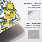 Lemon Dish Drying Mat 24x18 Inch, Italian Olive Tree Dish Drainer Mats Summer - Image 4