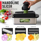 Mueller Pro-Series 10-in-1, 8 Blade Stainless Steel Multi Vegetable Chopper And - Image 6