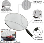 Large Splatter Screen for Frying Pan, 15 Inch Stainless Steel Grease Splatter - Image 2